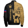 Philippines Filipinos Bomber Jacket Lapu Lapu Star Tribal