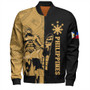 Philippines Filipinos Bomber Jacket Lapu Lapu Star Tribal