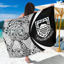 Tuvalu Sarong Coat Of Arm Lauhala Circle White