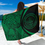 Palau Sarong Coat Of Arm Lauhala Circle Green