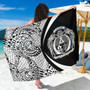 Nauru Sarong Coat Of Arm Lauhala Circle White