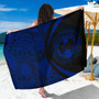 Northern Mariana Islands Sarong Coat Of Arm Lauhala Circle Blue
