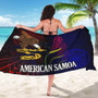 American Samoa Sarong Seal Of American Samoa Gradient Color Style