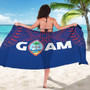 Guam Flag Color With Traditional Patterns Sarong