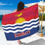 Kiribati Flag Color With Traditional Patterns Sarong