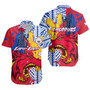 Philippines Filipinos Short Sleeve Shirt Custom Lapu-Lapu And The Wolf Tribal Polynesian Style