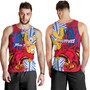 Philippines Filipinos Tank Top Custom Lapu-Lapu And The Wolf Tribal Polynesian Style