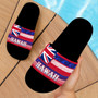 Hawaii Flag Color With Traditional Patterns Slide Sandals