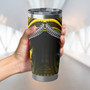 Cook Islands Flag Color With Traditional Patterns Tumbler