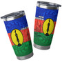 New Caledonia Flag Color With Traditional Patterns Tumbler