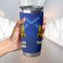 Tokelau Flag Color With Traditional Patterns Tumbler