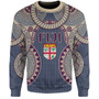 Fiji Sweatshirt Bula Pattern Circle