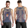 Fiji Tank Top Bula Pattern Circle