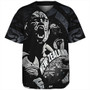 New Zealand Baseball Shirt Maori Haka With Rugby Ball