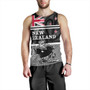 New Zealand Tank Top Rugby Player Kiwi Bird With NZ Flag