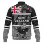 New Zealand T-Shirt Rugby Player Kiwi Bird With NZ Flag