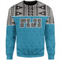 Fiji Sweatshirt Fijian Tapa Pattern