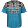 Fiji Baseball Shirt Fijian Tapa Pattern