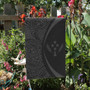 Kosrae Garden Flag Lauhala Circle Grey