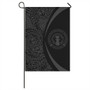 Northern Mariana Islands Garden Flag Lauhala Circle Grey