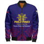 Philippines Filipinos Bomber Jacket Philippines Independence Day Kalayaan-Kinabukasan-Kasaysayan