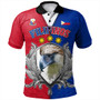Philippines Filipinos Polo Shirt The Philippine Eagle With Traditional Patterns