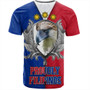 Philippines Filipinos T-Shirt The Philippine Eagle With Traditional Patterns