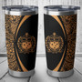 Samoa Tumbler Lauhala Circle Style Gold