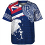 Hawaii Baseball Shirt Polynesian Tribal Flag King Kamehameha