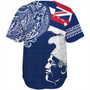 Hawaii Baseball Shirt Polynesian Tribal Flag King Kamehameha