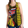 Hawaii Women Tank Kanaka King Flag Kakau Style