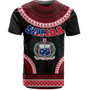 Samoa T-Shirt Tribal Pattern Flag Coat Of Arms Circle