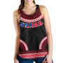 Samoa Women Tank Tribal Pattern Flag Coat Of Arms Circle