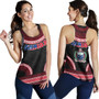 Samoa Women Tank Tribal Pattern Flag Coat Of Arms Circle