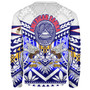 American Samoa Sweatshirt Custom American Samoa Seal And Eagle Polynesian Tattoo