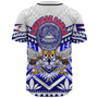 American Samoa Baseball Shirt Custom American Samoa Seal And Eagle Polynesian Tattoo