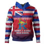 Hawaii Henry J. Kaiser High School Hoodie Flag Color With Traditional Patterns