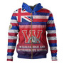 Hawaii Waialua High and Intermediate School Hoodie Flag Color With Traditional Patterns