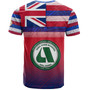 Hawaii Aiea High School T-Shirt Flag Color With Traditional Patterns