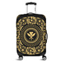 Hawaii Luggage Cover Kanaka Maoli Royal Vintage Style