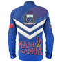 Samoa Long Sleeve Shirt Samoa Tradition Patterns With Rugby Ball