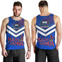 Samoa Tank Top Samoa Tradition Patterns With Rugby Ball