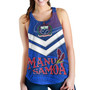 Samoa Women Tank Samoa Tradition Patterns With Rugby Ball