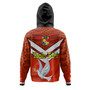 Tonga Hoodie Tonga Tradition Patterns With Rugby Ball