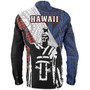 Hawaii Long Sleeve Shirt Kanaka Maoli Cover Kakau Polynesian