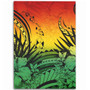 Hawaii Area Rug Map Polynesian Tattoo Tropical Summer