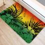 Hawaii Door Mat Map Polynesian Tattoo Tropical Summer