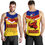 Philippines Filipinos Tank Top Tamaraws Mascot With Flag