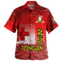 Tonga Custom Personalised Hawaiian Shirt Tongan Flag Rugby Pride Style