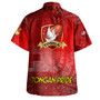 Tonga Custom Personalised Hawaiian Shirt Tongan Flag Rugby Pride Style